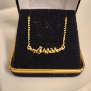 Studio Ville Mom of 4 Bird Necklace